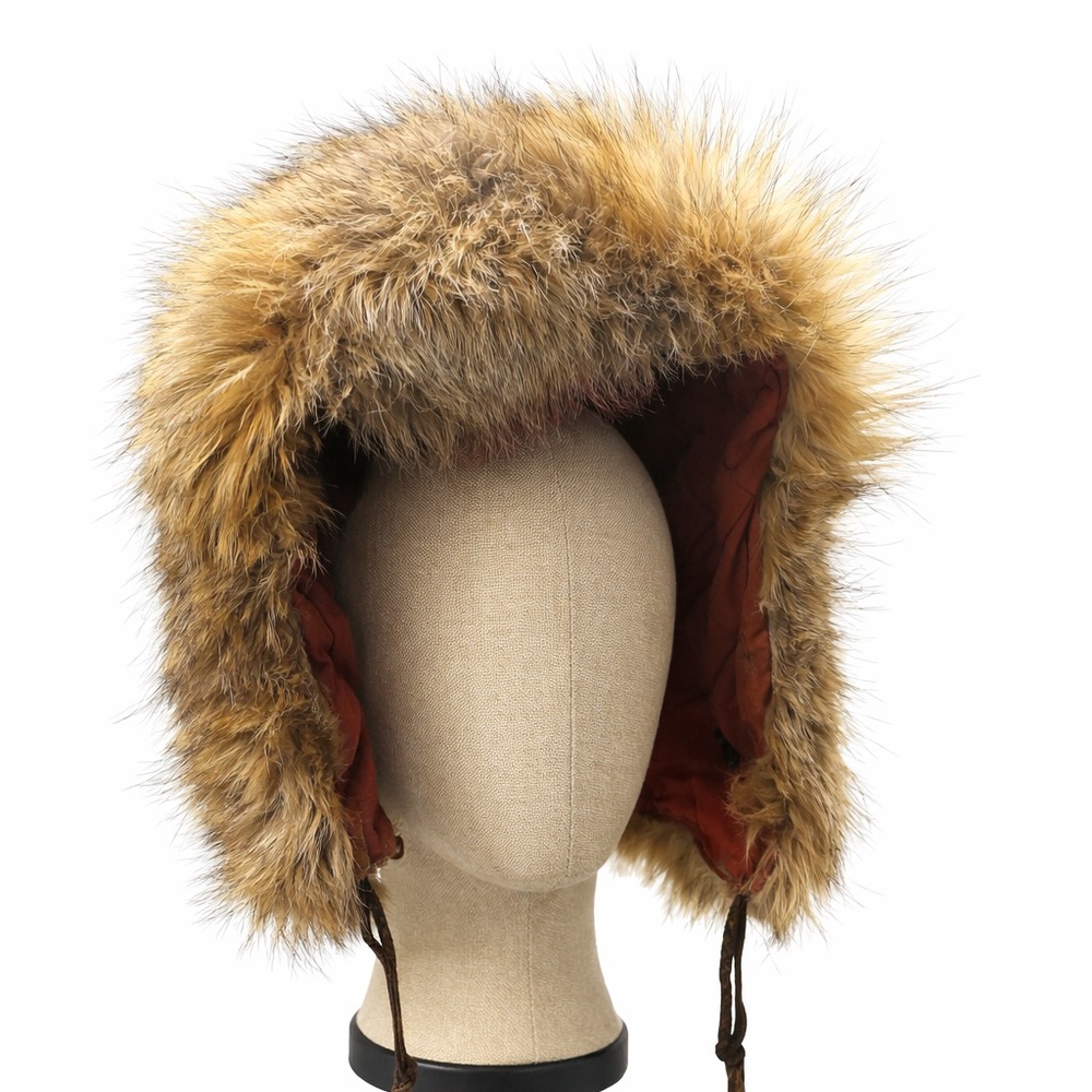Faux Fur Trapper Hat with Ear Flaps